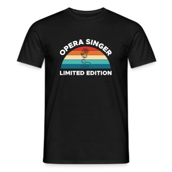 Opera Singer Limited Edition Shirt Geschenk - Männer T-Shirt - Schwarz - Vorne - AI Model Male 178 light (178cm)