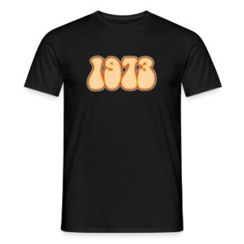 50e anniversaire Vintage Retro 1973 Chemise - T-shirt homme - noir - Devant - AI Model Male 178 light (178cm)