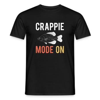 Crappie Fashion On Shirt Gift - Men's T-Shirt - black - Front - AI Model Male 178 light (178cm)