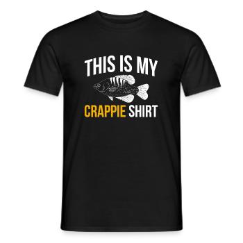 Ceci est ma chemise de merde - T-shirt homme - noir - Devant - AI Model Male 178 light (178cm)