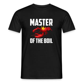 Master Of The Boil Crawfish Shirt Geschenk - Männer T-Shirt - Schwarz - Vorne - AI Model Male 178 light (178cm)