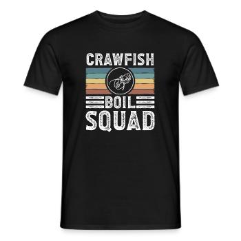 Crawfish Boil Squad Chemise Cadeau Vintage Rétro - T-shirt homme - noir - Devant - AI Model Male 178 light (178cm)