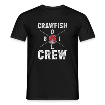 Crawfish Boil Crew Shirt Gift - Men's T-Shirt - black - Front - AI Model Male 178 light (178cm)