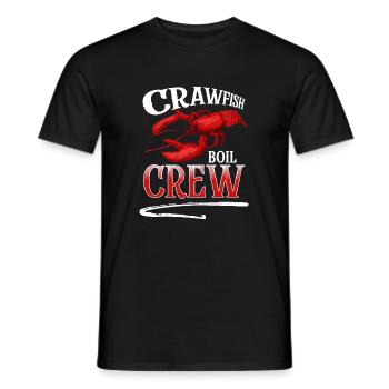 Crawfish Boil Crew Shirt Gift - Men's T-Shirt - black - Front - AI Model Male 178 light (178cm)