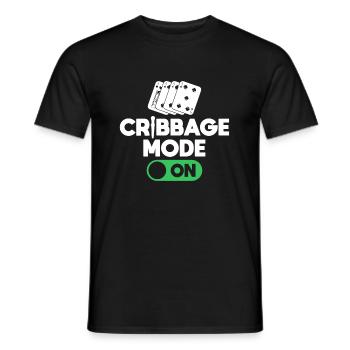 Cribbage Mode On Shirt Cadeau - T-shirt homme - noir - Devant - AI Model Male 178 light (178cm)