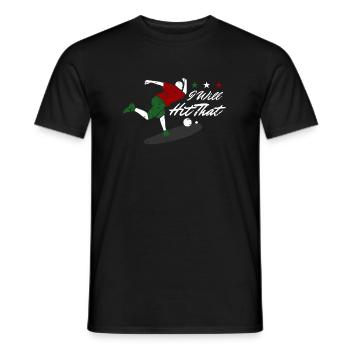 Je vais frapper ce cadeau de chemise de joueur de boccia - T-shirt homme - noir - Devant - AI Model Male 178 light (178cm)