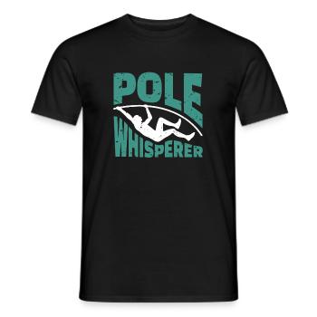 Pole Whisperer Chemise Cadeau - T-shirt homme - noir - Devant - AI Model Male 178 light (178cm)