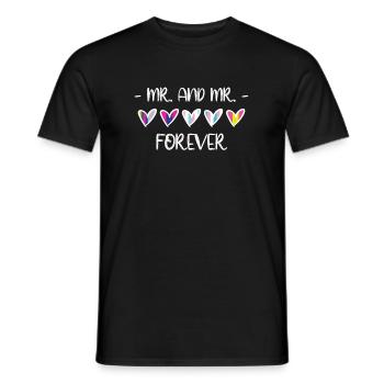 Cadeau de chemise LGBTQ+ Mois LGBT - T-shirt homme - noir - Devant - AI Model Male 178 light (178cm)