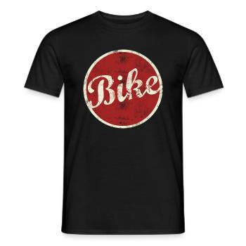 Bike Cycling Ride - Men's T-Shirt - black - Front - AI Model Male 178 light (178cm)