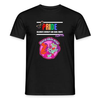 The LGBTQ+Community - Be pride - Männer T-Shirt - Schwarz - Vorne - AI Model Male 178 light (178cm)
