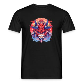Gaki - Männer T-Shirt - Schwarz - Vorne - AI Model Male 178 light (178cm)