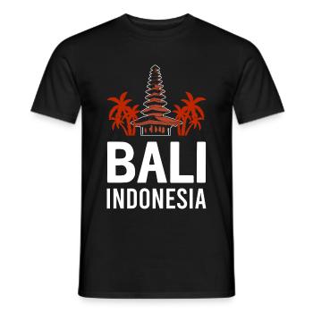 Bali - Men's T-Shirt - black - Front - AI Model Male 178 light (178cm)
