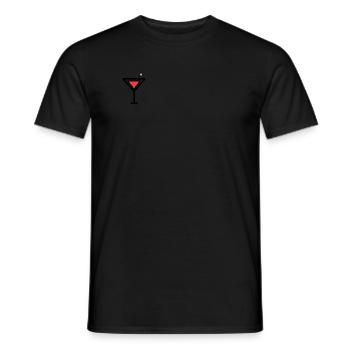 Cocktail - Männer T-Shirt - Schwarz - Vorne - AI Model Male 178 light (178cm)