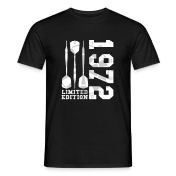 ÉDITION LIMITÉE 1972 DARTS 50E ANNIVERSAIRE - T-shirt homme - noir - Devant - AI Model Male 178 light (178cm)