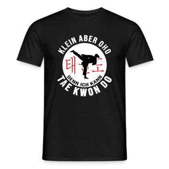Taekwondo Allkampf-Girl Taekwondotraining Kup - Men's T-Shirt - black - Front - AI Model Male 178 light (178cm)