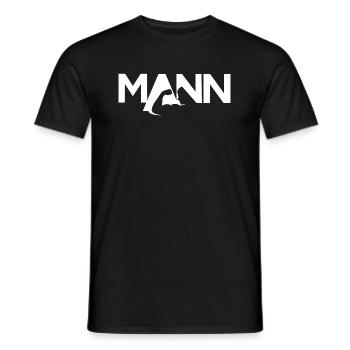 L’homme - l’homme qui peut ! - T-shirt homme - noir - Devant - AI Model Male 178 light (178cm)