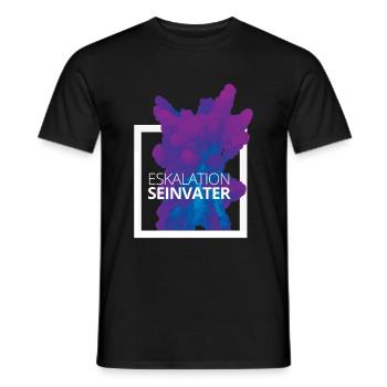 Eskalation sein Vater Design - Männer T-Shirt - Schwarz - Vorne - AI Model Male 178 light (178cm)