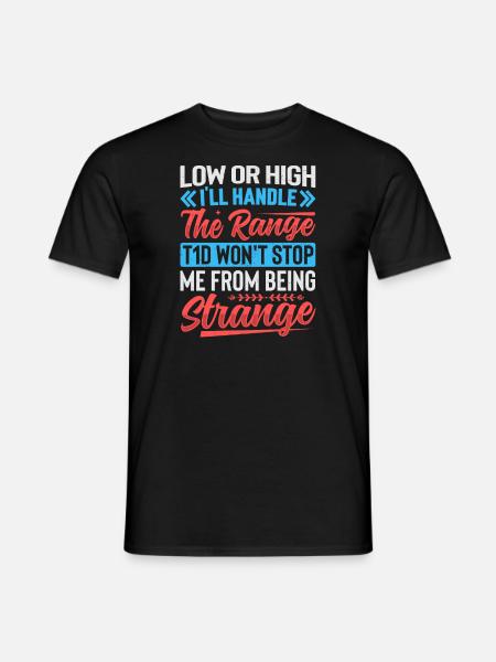 Diabète DT1 - Je m’occupe de la gamme - T-shirt homme - noir