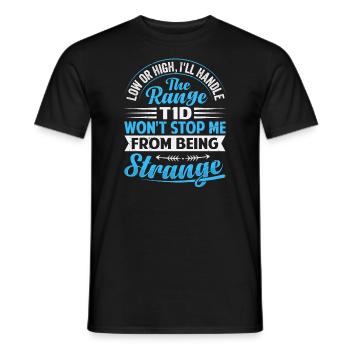 T1d Diabetes - I Handle The Range - Männer T-Shirt - Schwarz - Vorne - AI Model Male 178 light (178cm)