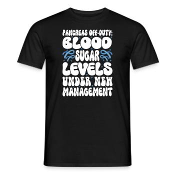 Pancréas hors service - T-shirt homme - noir - Devant - AI Model Male 178 light (178cm)