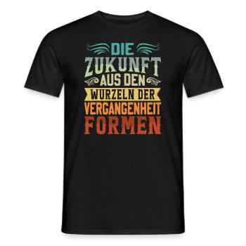 Inspirierender Spruch - Holzverarbeitung Holz - Männer T-Shirt - Schwarz - Vorne - AI Model Male 178 light (178cm)