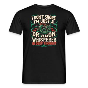 Dragon Whisperer - Je ne ronfle pas - T-shirt homme - noir - Devant - AI Model Male 178 light (178cm)
