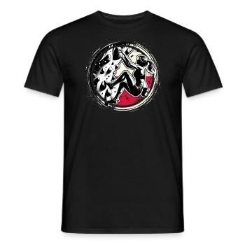 Polen Kletterer - Frau Boulderer Klettern - Männer T-Shirt - Schwarz - Vorne - AI Model Male 178 light (178cm)