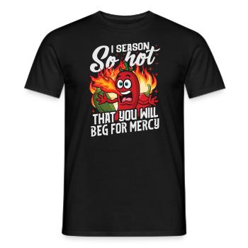 Kochbegeisterte - Männer T-Shirt - Schwarz - Vorne - AI Model Male 178 light (178cm)
