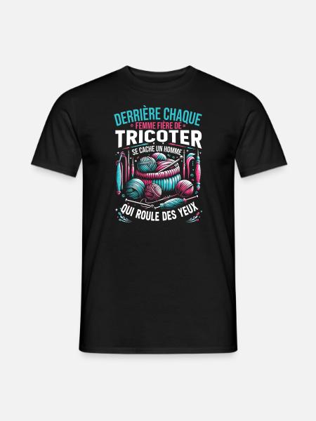 Häkeln Häkeln Häkelhäkeln Garn Stricken Zitate - T-shirt herr - svart