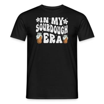 Des marchands de levain, des boulangers de levure passionnés par la pâtisserie - T-shirt homme - noir - Devant - AI Model Male 178 light (178cm)