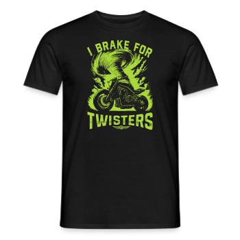 Hurricane Hunter Meteorology Tornado Chaser Outfit - Männer T-Shirt - Schwarz - Vorne - AI Model Male 178 light (178cm)