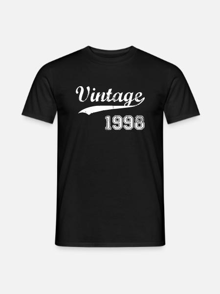 1998 - Männer T-Shirt - Schwarz