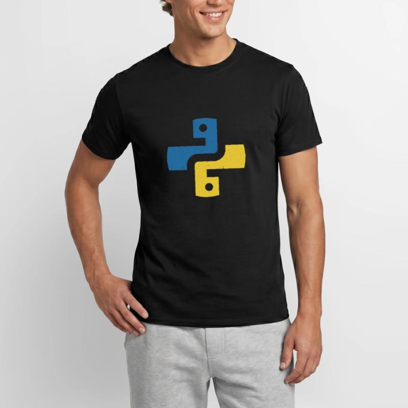Python Programmiersprache Männer T-Shirt