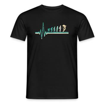 Nageurs nageurs Evolution - T-shirt homme - noir - Devant - AI Model Male 178 light (178cm)