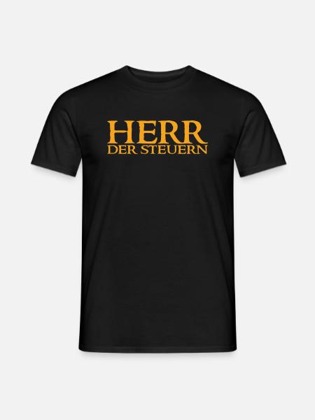 Herr Der Steuern - Steuerberater Steuern Spruch - Männer T-Shirt - Schwarz
