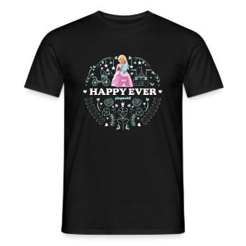 Playmobil Happy Ever Design De La Princesse - T-shirt homme - noir - Devant - AI Model Male 178 light (178cm)