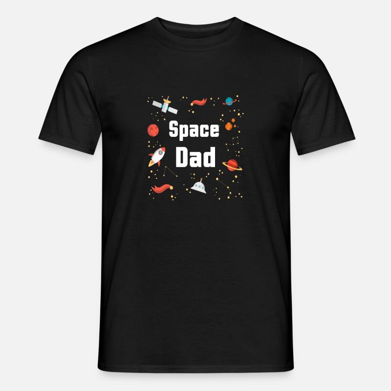 Space dad - Men’s T-shirt - black