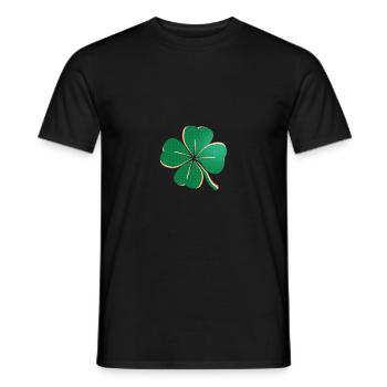 Trèfle - T-shirt homme - noir - Devant - AI Model Male 178 light (178cm)