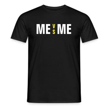 ME VS ME - Men's T-Shirt - black - Front - AI Model Male 178 light (178cm)