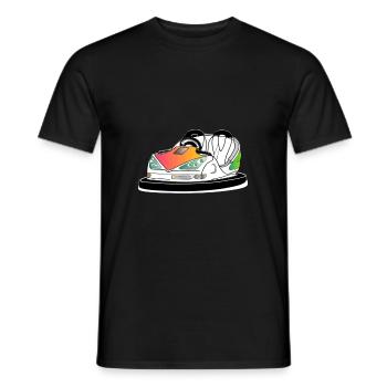Bumper Car Bumpr Fairground Ride Boxing Car Kirm - Men's T-Shirt - black - Front - AI Model Male 178 light (178cm)