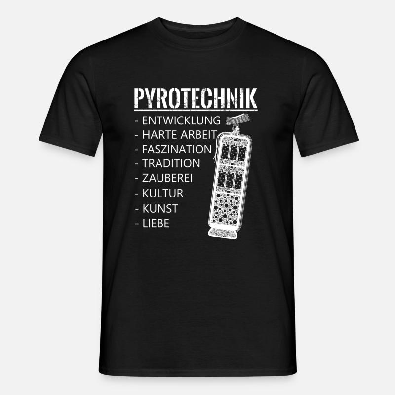 Pyro Fireworks Pyrotechnics - Men's T-Shirt - black