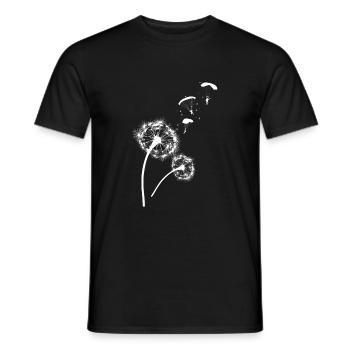 Pusteblume Paragleiter Skydiver T-shirt cadeau - T-shirt homme - noir - Devant - AI Model Male 178 light (178cm)