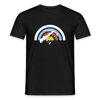 Crossbow Sagittarius Gift - Men's T-Shirt - black - Front - AI Model Male 178 light (178cm)