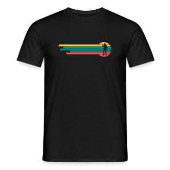 Vintage Retro Træarbejder Skovhugger Gave - Mænd T-shirt - sort - Foran - AI Model Male 178 light (178cm)