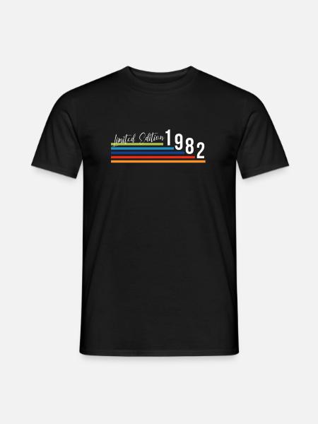 Limited Edition 1982 40th Birthday Gift - Men's T-Shirt - black