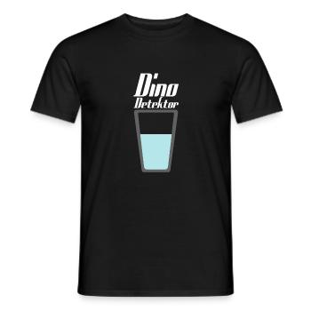 Dino-Detektor - Männer T-Shirt - Schwarz - Vorne - AI Model Male 178 light (178cm)