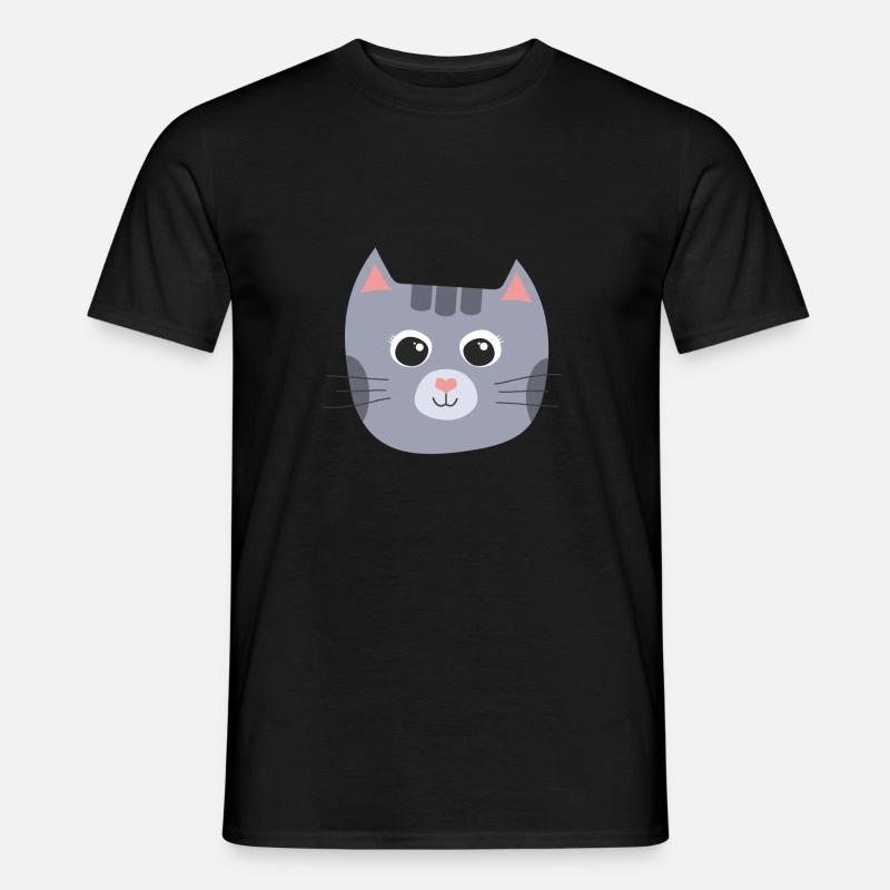 Kätzchen - Männer T-Shirt - Schwarz