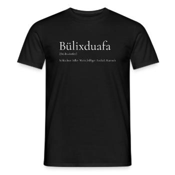 Österreich Billigsdorfer Wiener Dialekt Spruch - Männer T-Shirt - Schwarz - Vorne - AI Model Male 178 light (178cm)