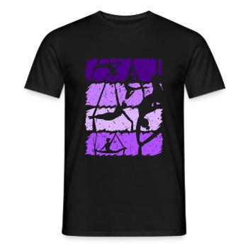 Akrobatik in der Luft - Männer T-Shirt - Schwarz - Vorne - AI Model Male 178 light (178cm)