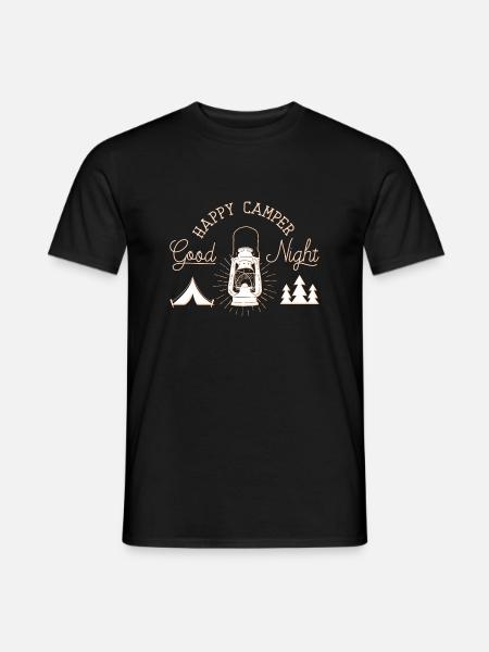 Happy Camper - Men's T-Shirt - black